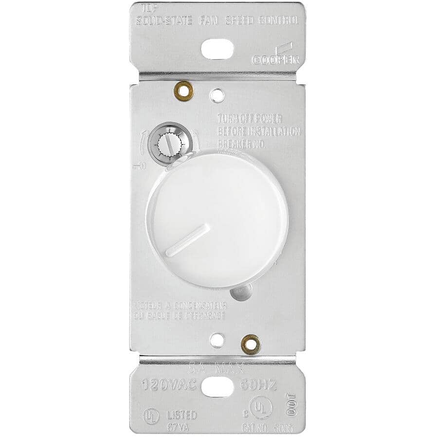 Ceiling Fan Speed Controller - White