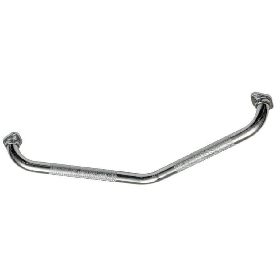 12" x 12" Angled Grab Bar - Chrome