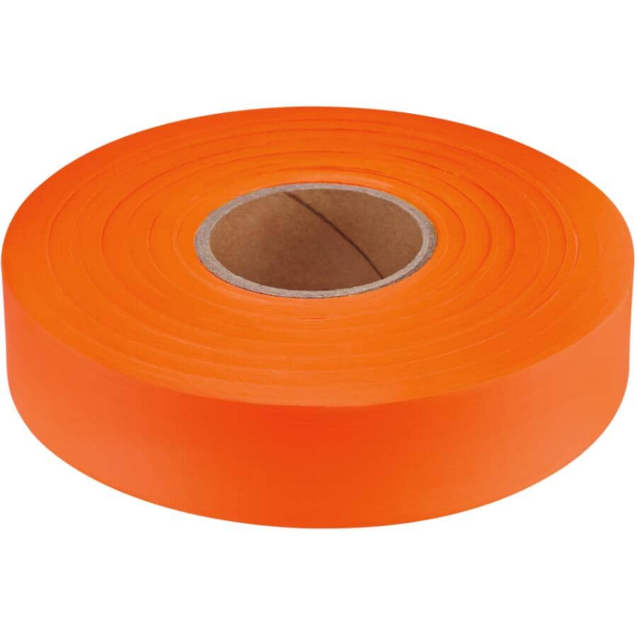 1" x 600' Orange Surveyor Tape