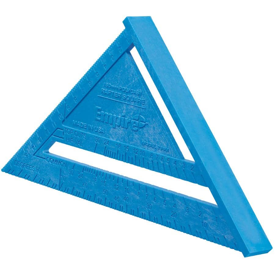 7" Polycast Rafter Square