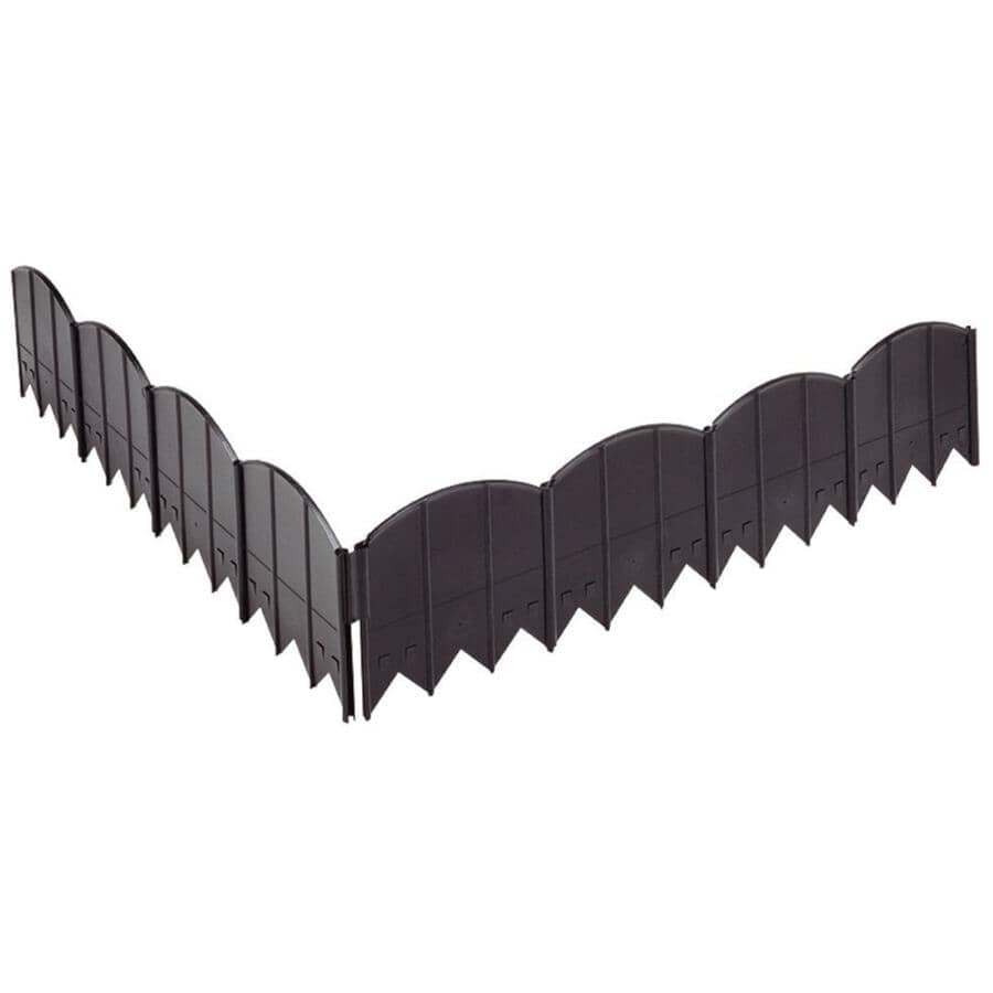 20' Choppers Pound In Lawn Edging - Black