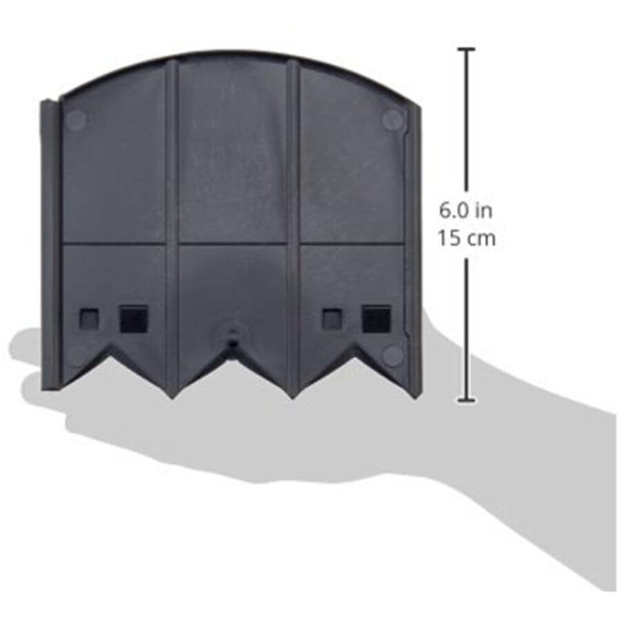 20' Choppers Pound In Lawn Edging - Black