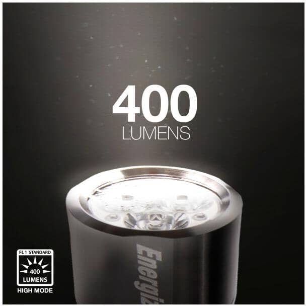 Aluminum Vision HD LED Flashlight with 2 AA Batteries