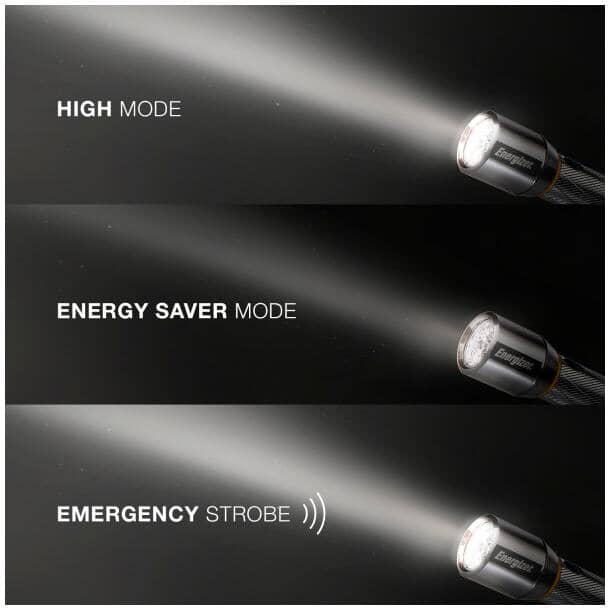 Aluminum Vision HD LED Flashlight with 2 AA Batteries