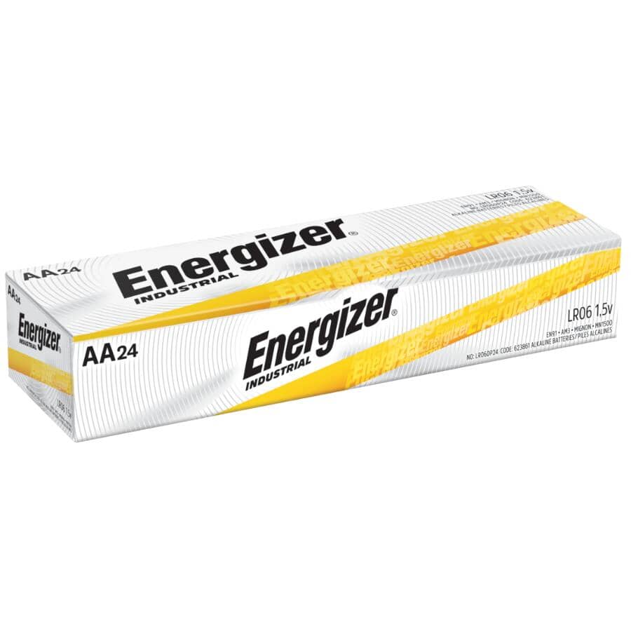 Industrial Alkaline AA Batteries - 24 Pack
