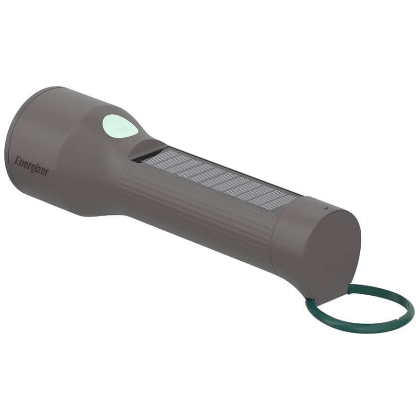 LED Rechargeable Hybrid Solar Flashlight