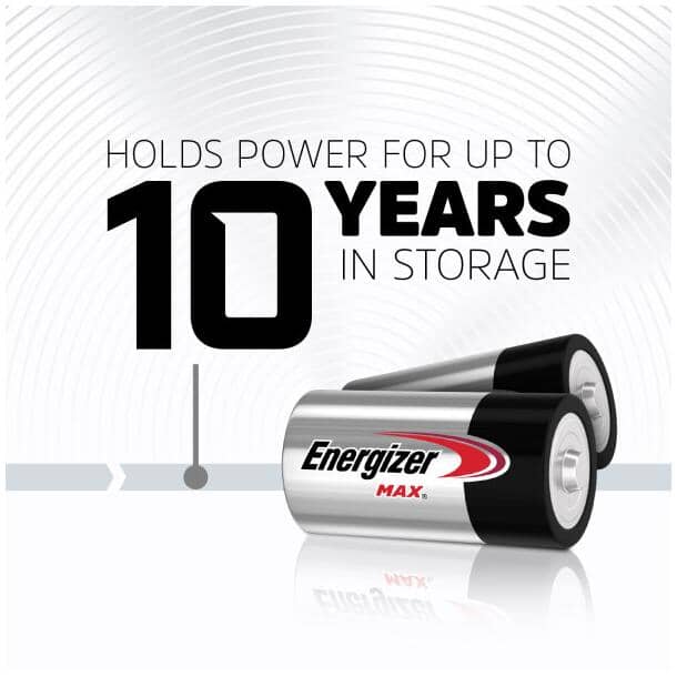 Max Alkaline C Batteries - 8 Pack