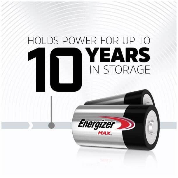 Max Alkaline D Batteries - 8 Pack