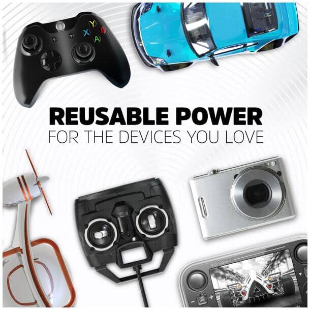 Recharge Universal NiMH Rechargeable AA Batteries - 2 Pack