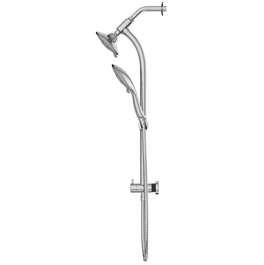 Symphony 3 Setting Wall Mount & Handheld Showerhead - with Slide Bar, Chrome