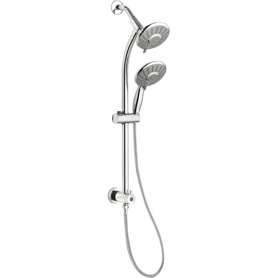 Symphony 3 Setting Wall Mount & Handheld Showerhead - with Slide Bar, Chrome