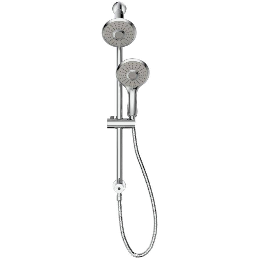 Symphony 3 Setting Wall Mount & Handheld Showerhead - with Slide Bar, Chrome
