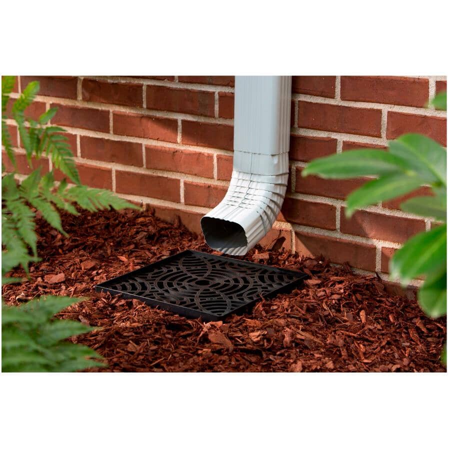 12" Black Low Profile StealthFlow Catch Basin