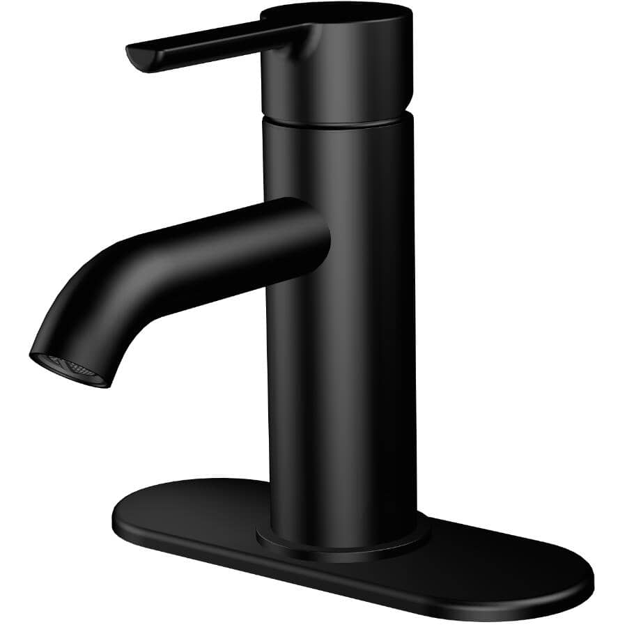 Adessa Single Handle Lavatory Faucet - Matte Black