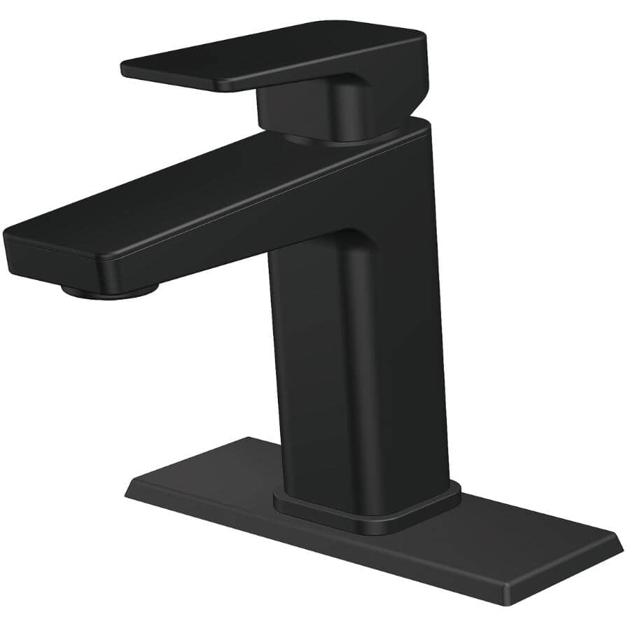 Capriza Single Handle Lavatory Faucet - Matte Black