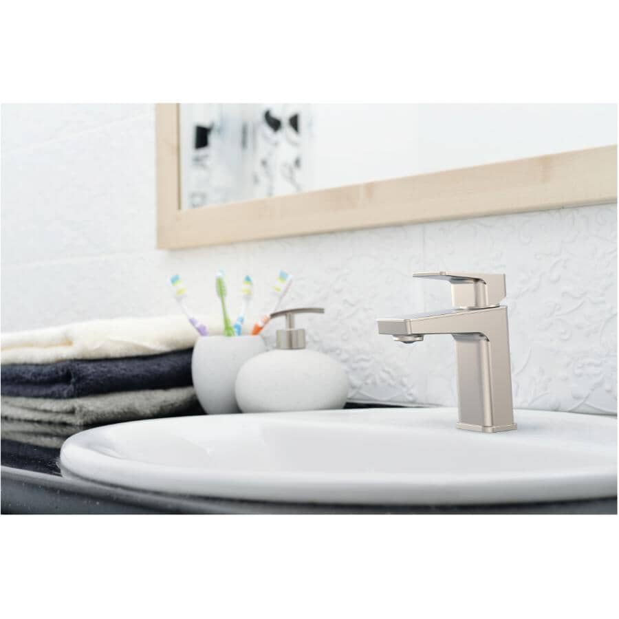 Capriza Single Handle Lavatory Faucet - Brushed Nickel