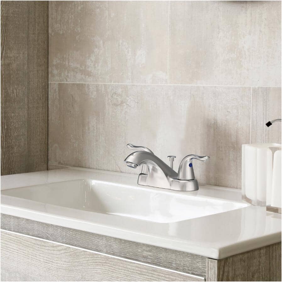 Merton 2 Handle Centerset Lavatory Faucet - Brushed Nickel