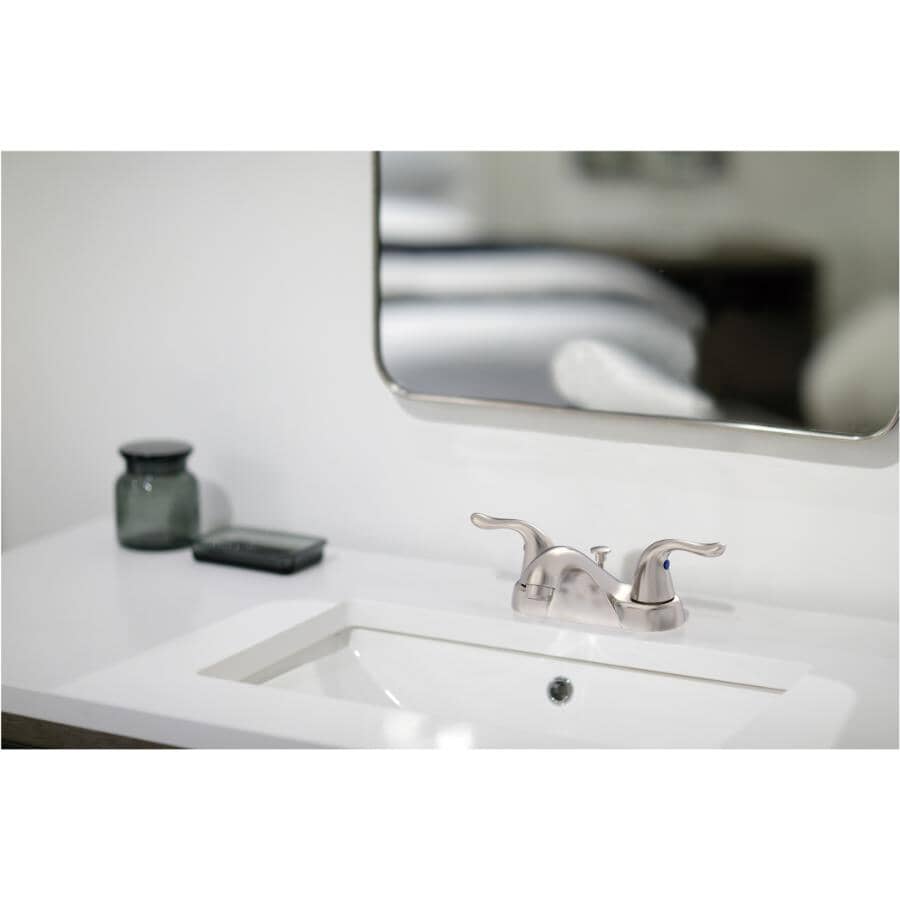 Merton 2 Handle Centerset Lavatory Faucet - Brushed Nickel