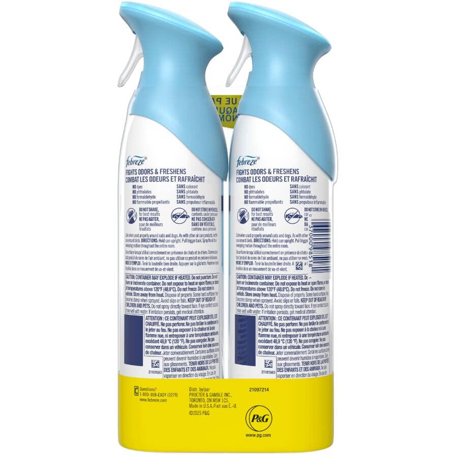 2 x 250g Linen and Sky Scent Air Freshener Twin Pack