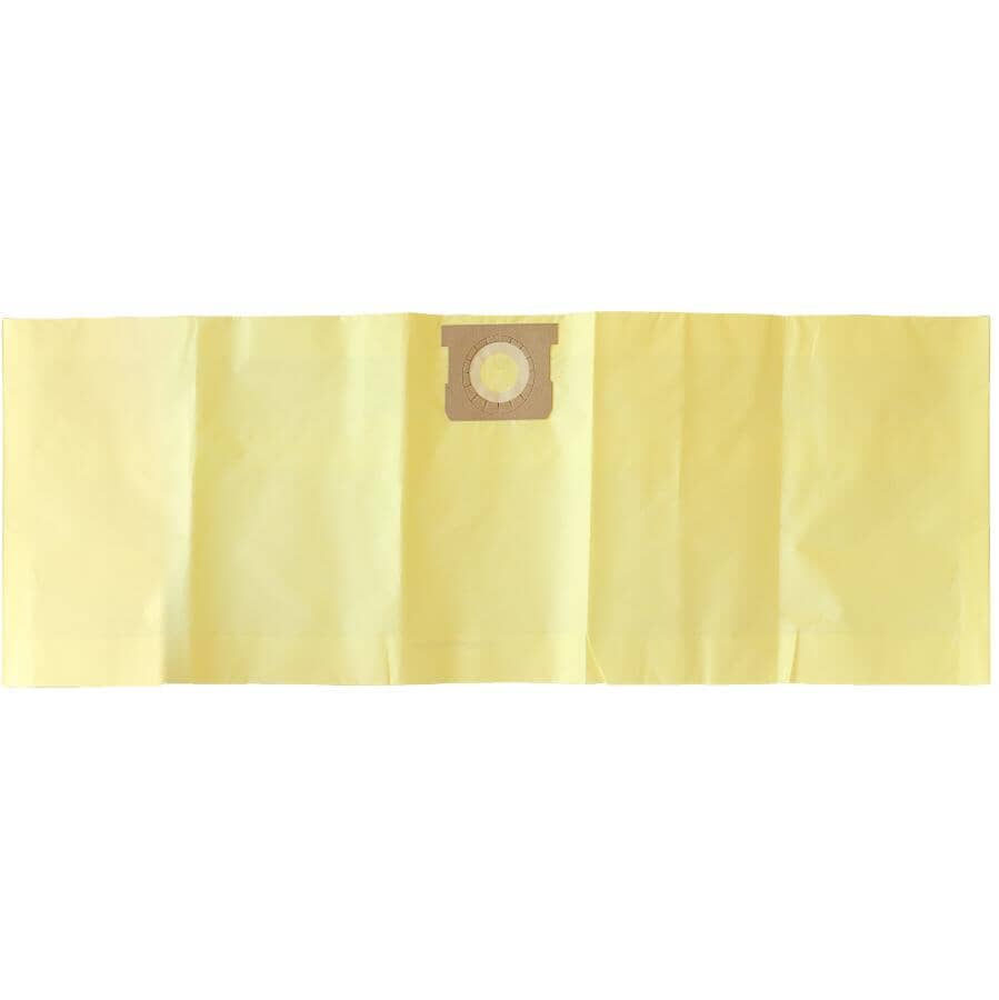 10-15 US Gal High Efficiency Wet / Dry Vacuum Filter Bags - 2 Pack