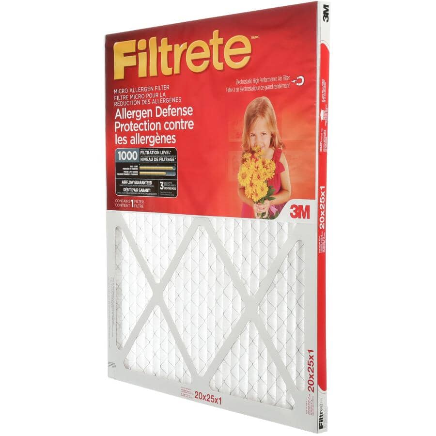 Allergen Defense Micro Allergen Furnace Filter - 20" x 25" x 1"