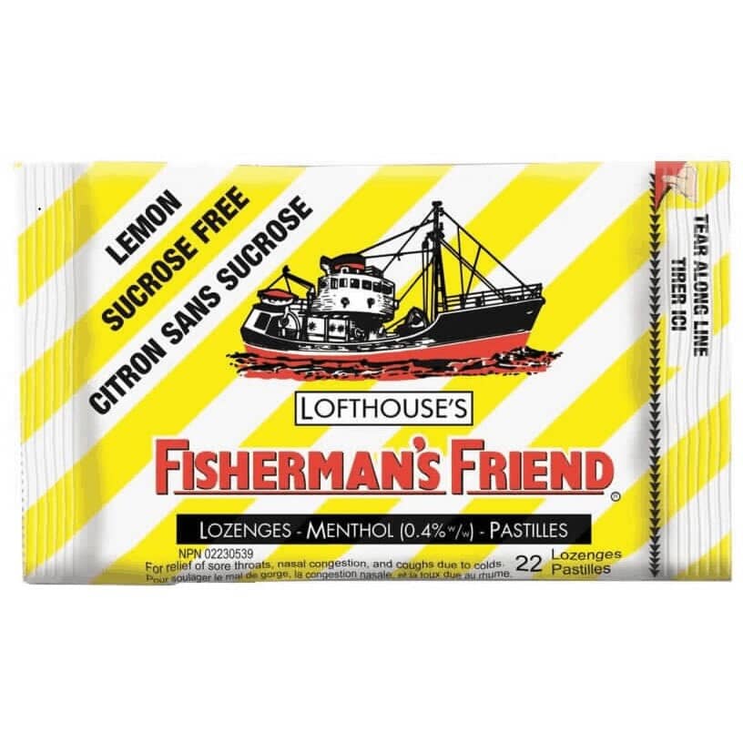 Extra Strong Cough Drops - Lemon, 22 Pieces