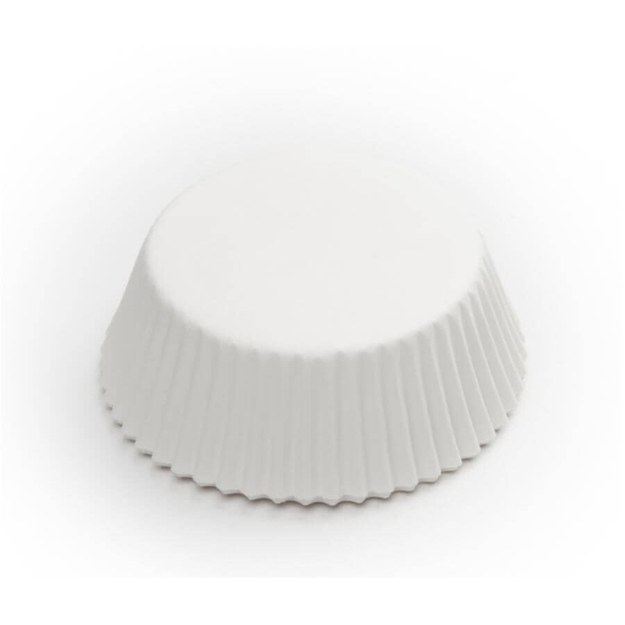 Large Baking Cups - White, 50 Pack