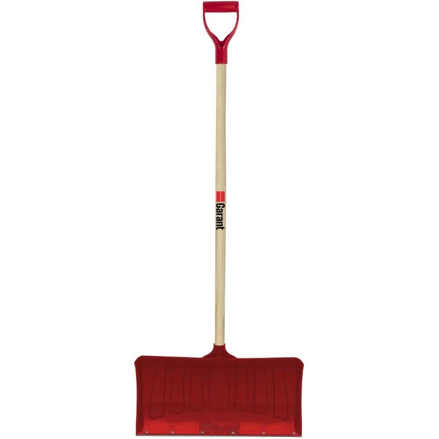 Snow Pusher with Poly Blade & Metal Edge - 21"