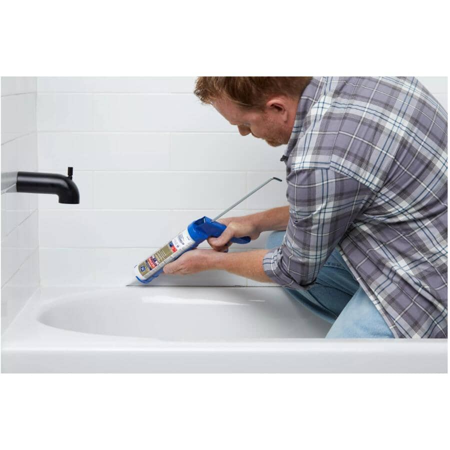 Kitchen & Bath Silicone II Sealant - Almond, 298 ml