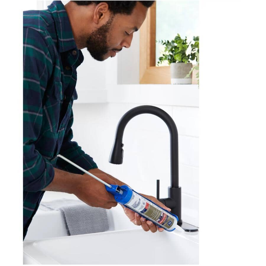 Kitchen & Bath Silicone II Sealant - Almond, 298 ml