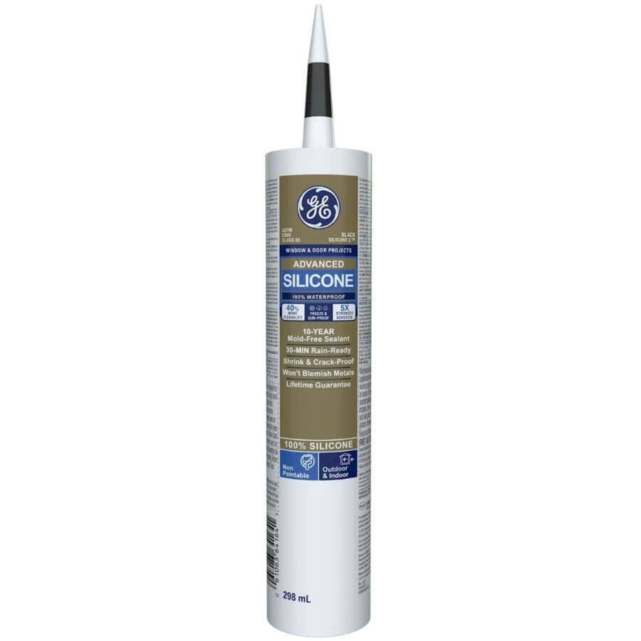 Multi Purpose Silicone II Sealant - Black, 298 ml