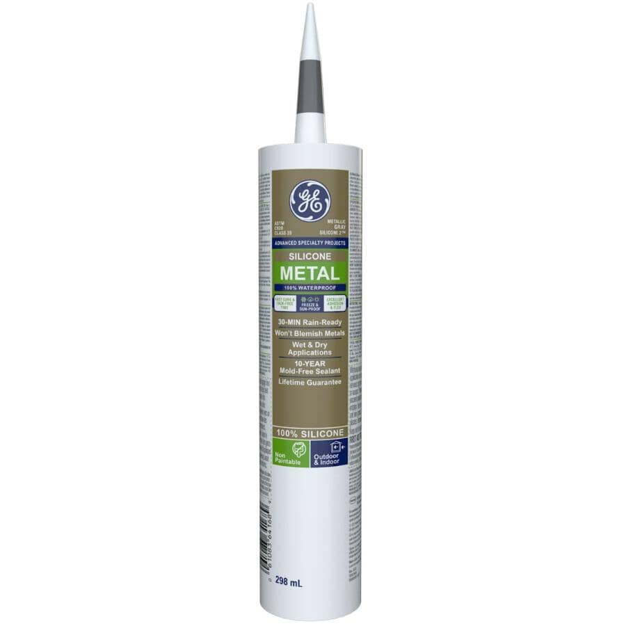 Multi Purpose Silicone II Sealant - Aluminum, 298 ml