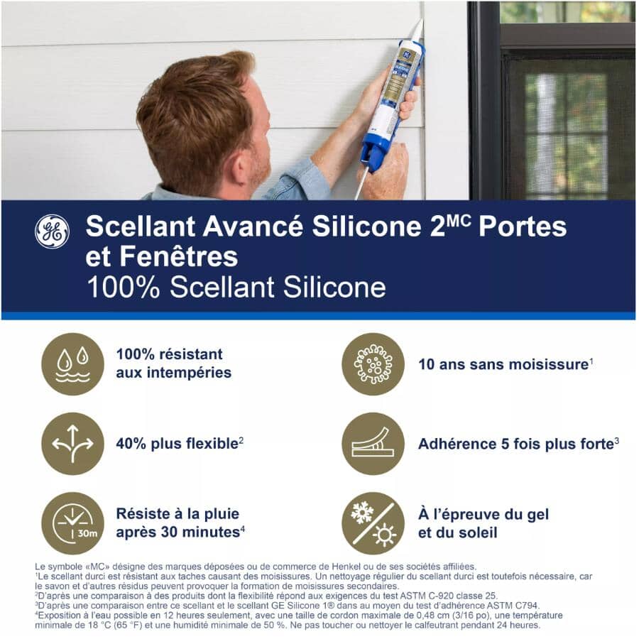 Multi Purpose Silicone II Sealant - Light Grey, 298 ml