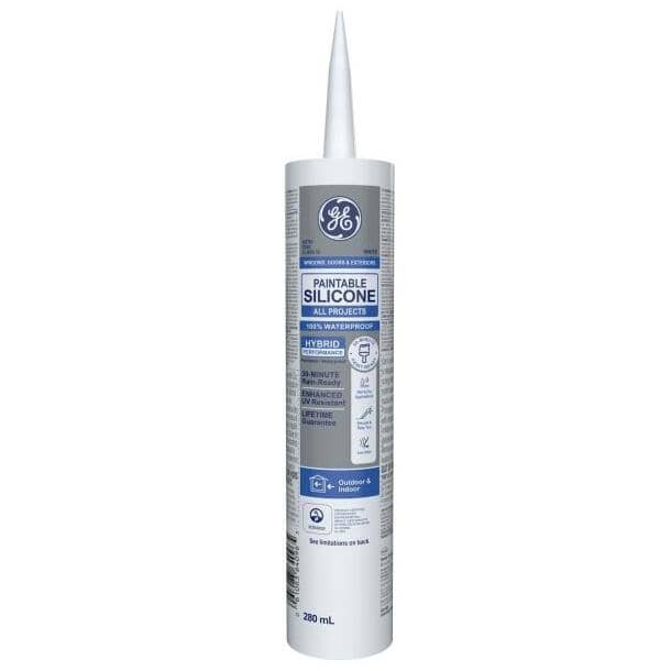 Paintable Window & Door Silicone Sealant - White, 280 ml