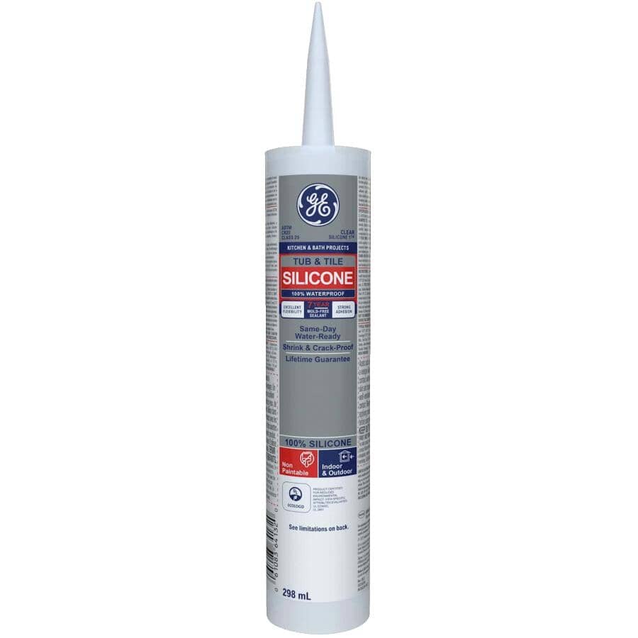 Tub & Tile Silicone Sealant - Clear, 298 ml
