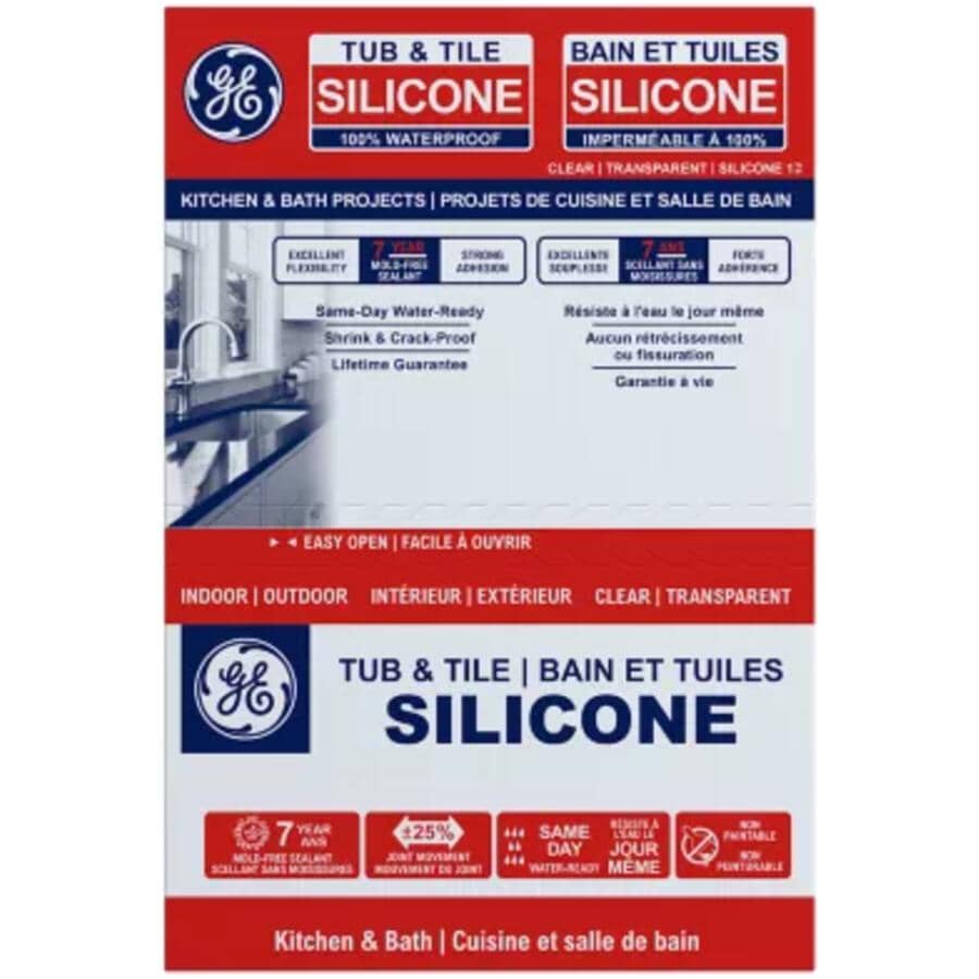 Tub & Tile Silicone Sealant - Clear, 298 ml