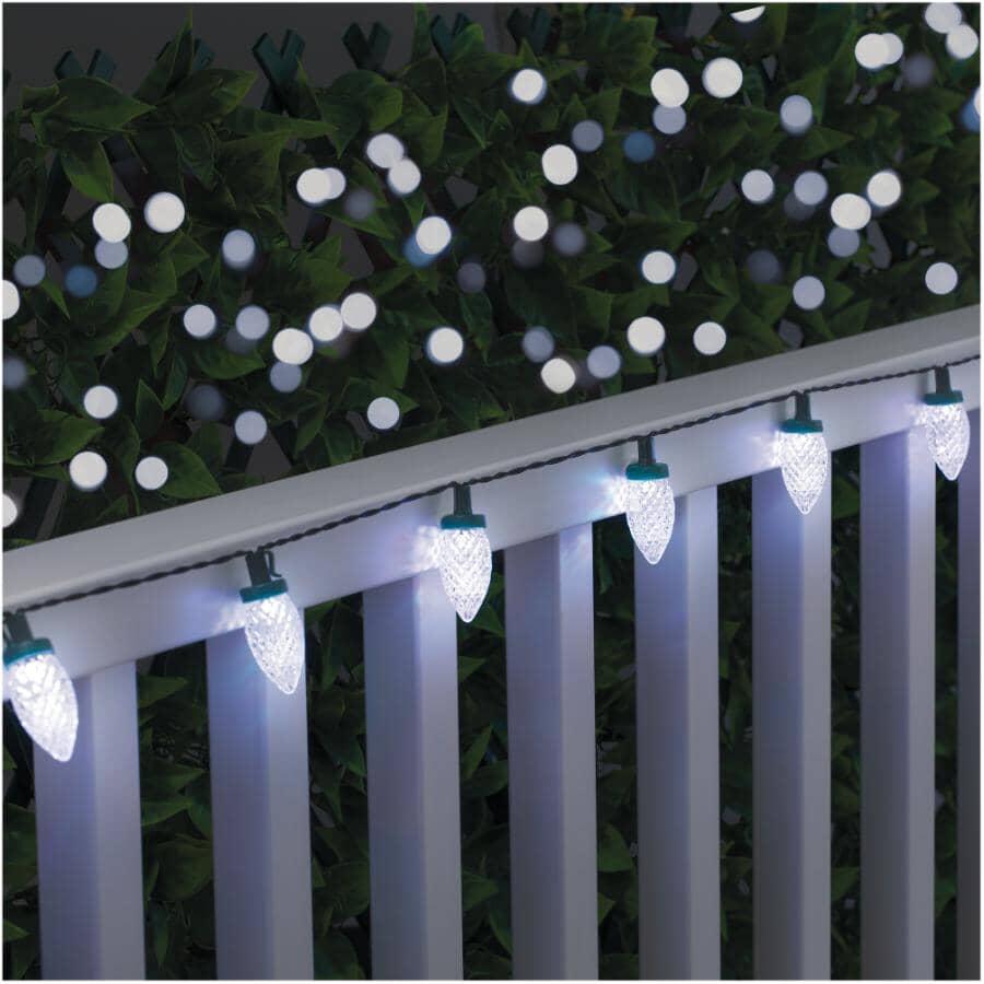 C9 Smart Light Set with Green Wire - 50 Colour Changing LEDs