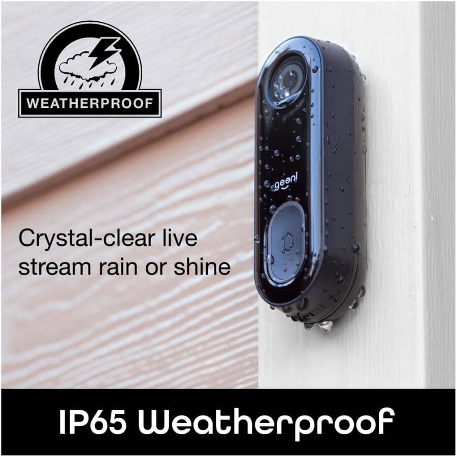 HD Video Security Doorbell - with Wi-Fi, Wired