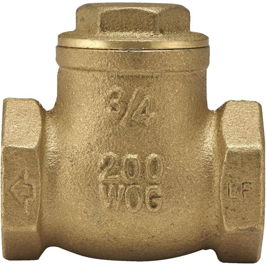 3/4" Swing Check Valve - Brass
