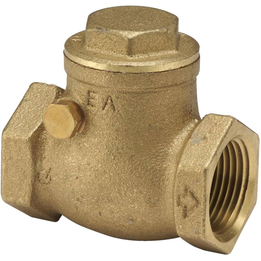 3/4" Swing Check Valve - Brass