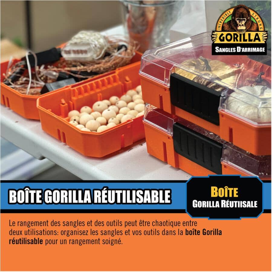 1500 lb Light Duty Ratchet Straps - 1" x 12', 4 Pack