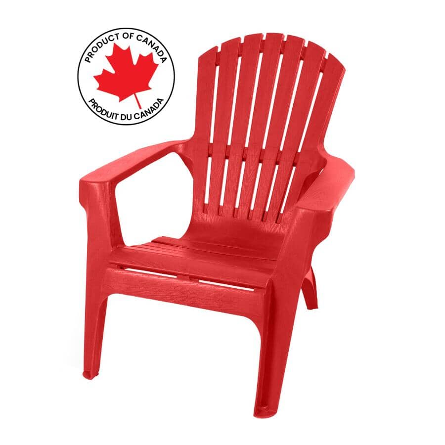 Commercial Grade Adirondack Chair - Explosion Red