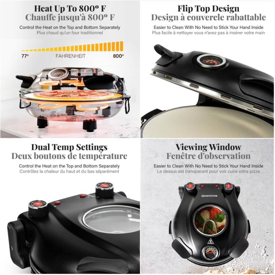 As Seen On TV Piezano Electric Pizza Oven - 1200W