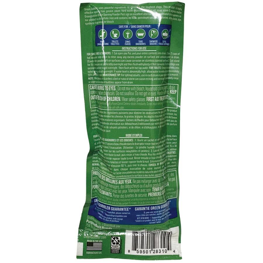 Drain Opening Powder Packs