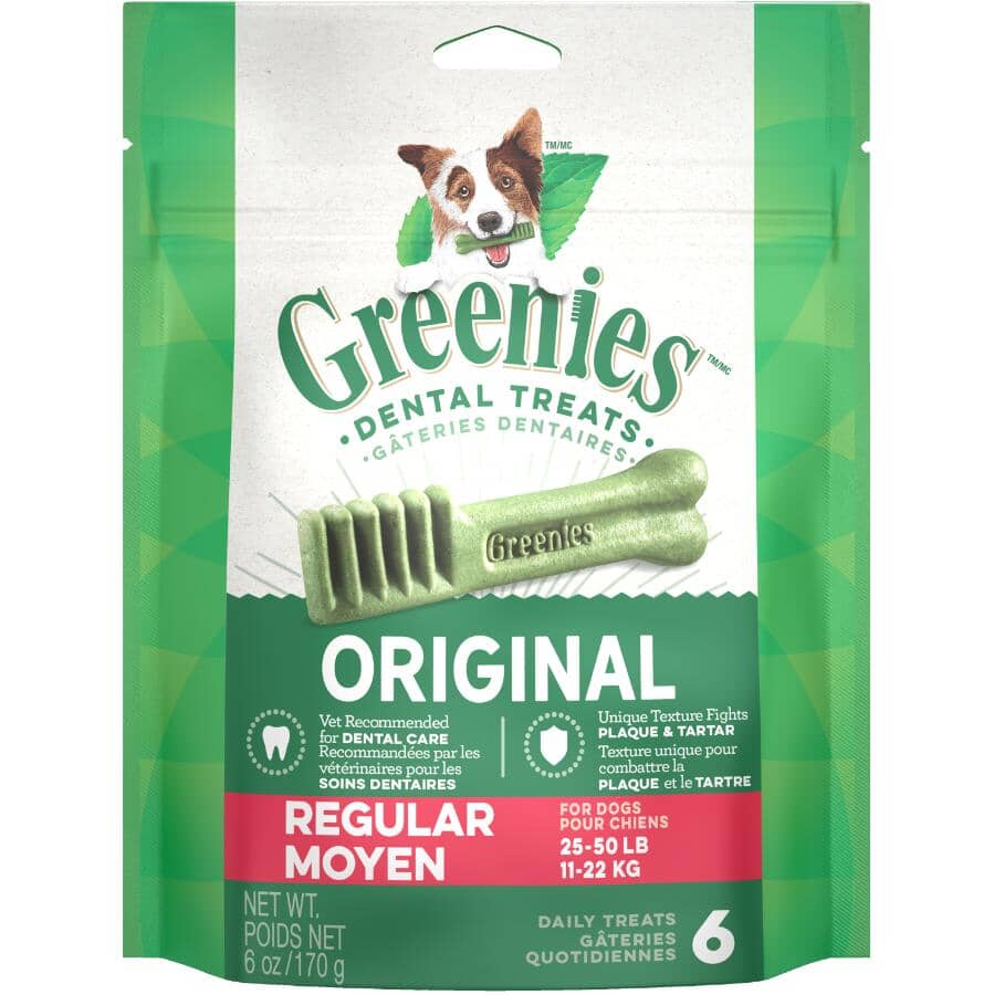 Dental Chew Dog Treats - 6 oz