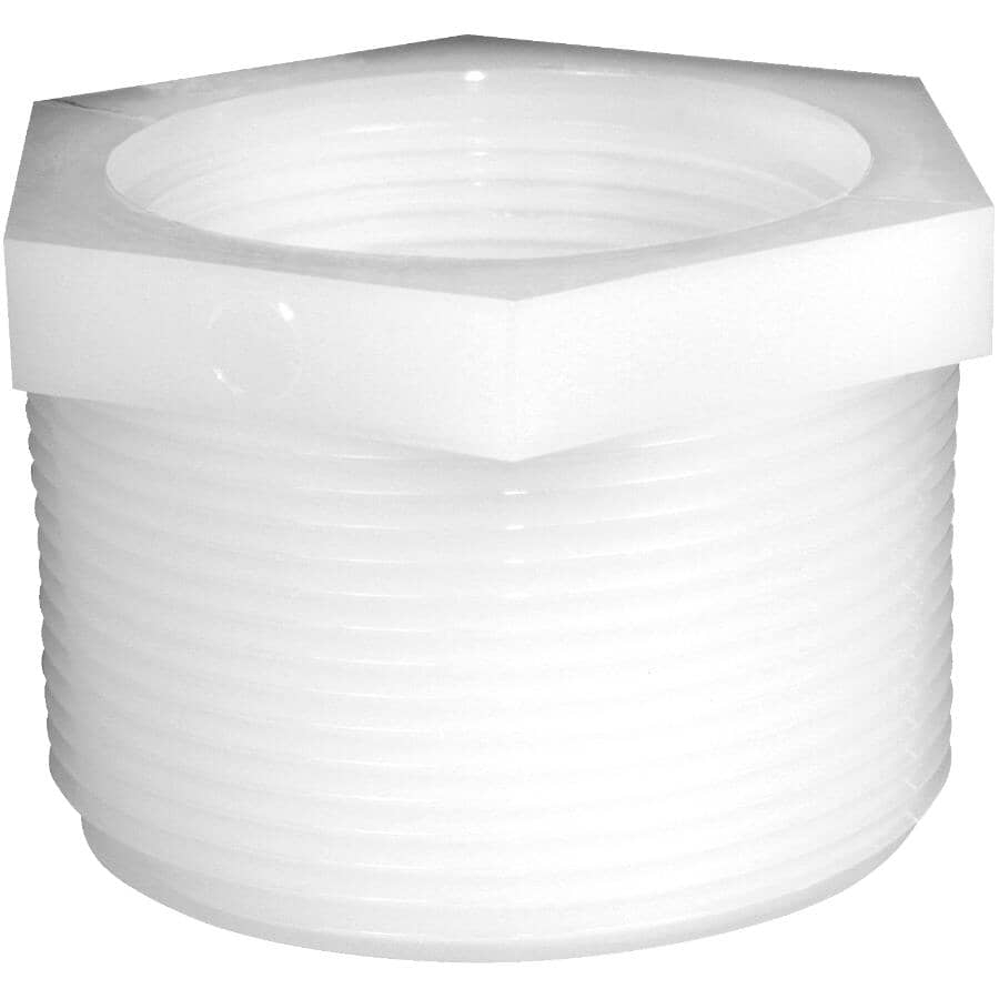 1" MPT x 3/4" FPT Nylon Reducer Bushing - 1 Pack