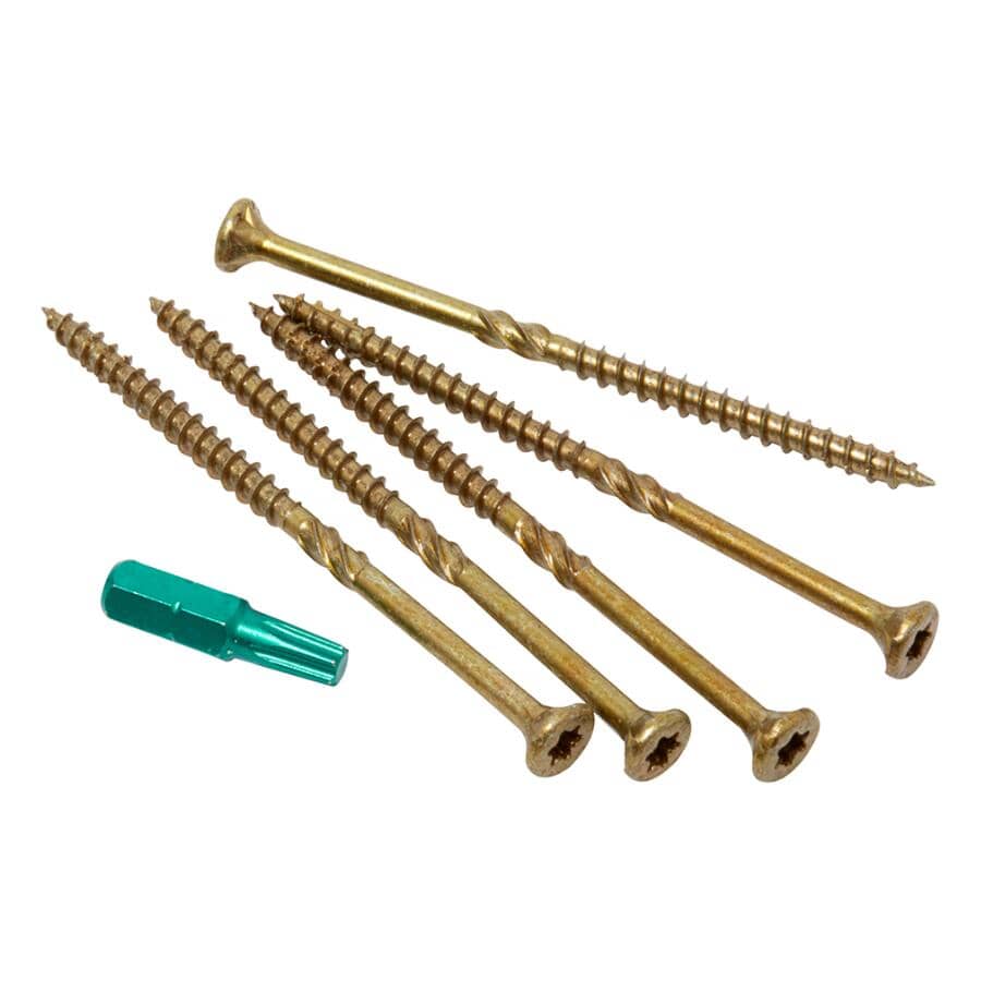 #9 x 3-1/8" Climatek Star Drive R4 Structural Wood Screws - 1900 Pack