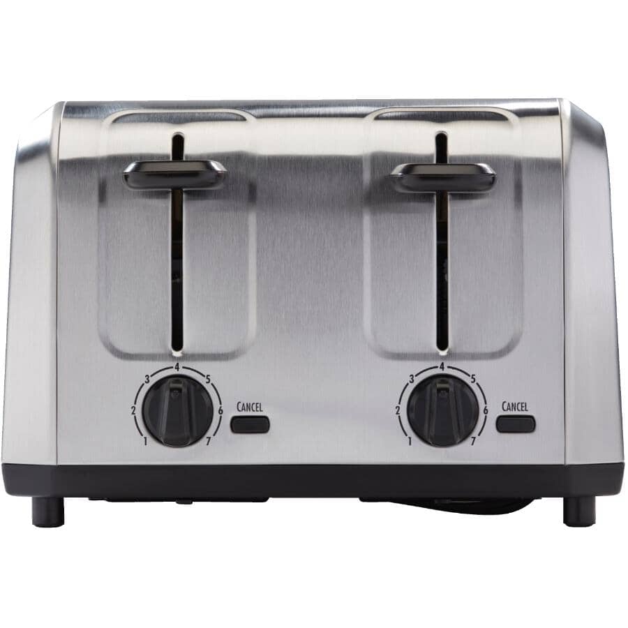4-Slice Toaster with Extra Wide Slots - Brushed Stainless Steel