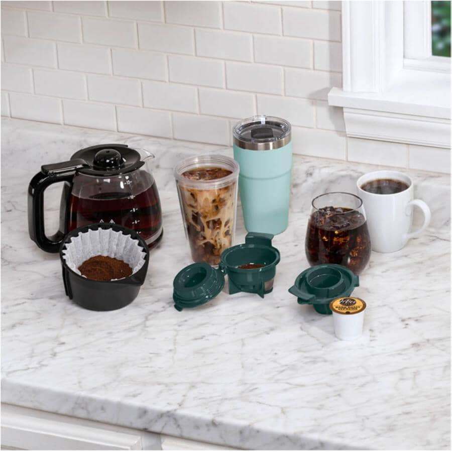 FlexBrew Advanced 5-in-1 Coffee Maker - Black, 12 Cup