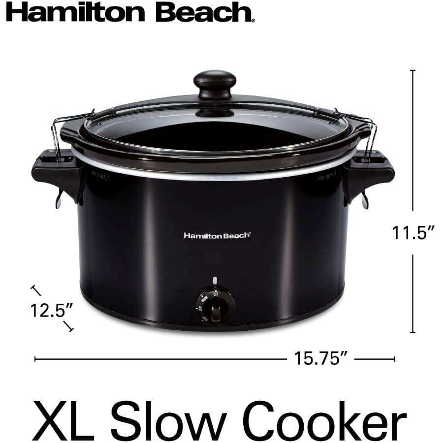 Stay or Go Slow Cooker (33195) - Black, 10 Qt